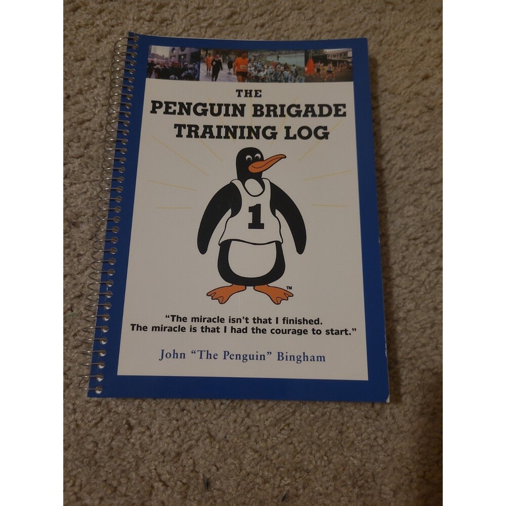 The Penguin Brigade Training Log John "The Penguin" Bingham Spiral Bound PB